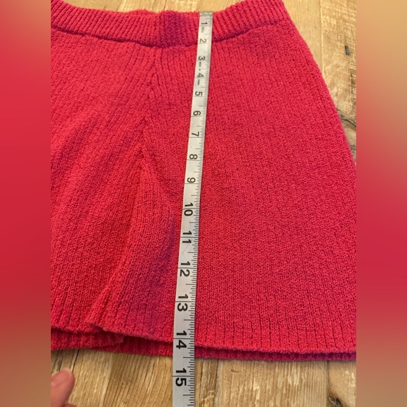 Zesica Textured Knit Set Hot Pink Shorts Sleeveless Top M - Picture 8 of 13